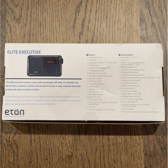 Eton Elite Executive AM/FM/Aircraft Band/SSB/Shortwave Radio New In Box - Picture 3 of 11